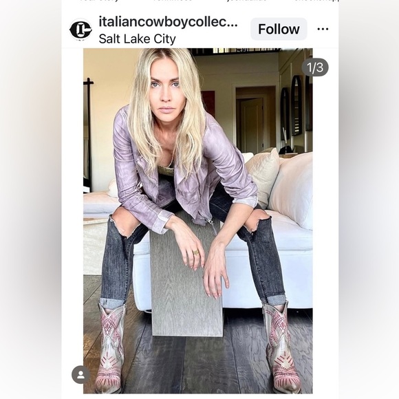 Marco Delli “The Italian Cowboy”, Solaria Boots by Sundance, gray multi, NIB, 39 - Picture 5 of 15